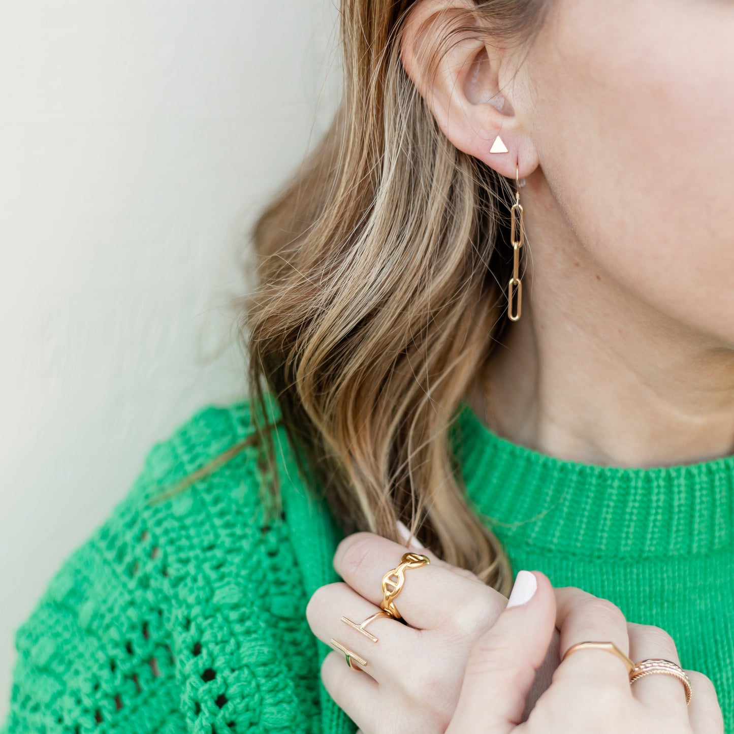 Dawn Studs | 14k