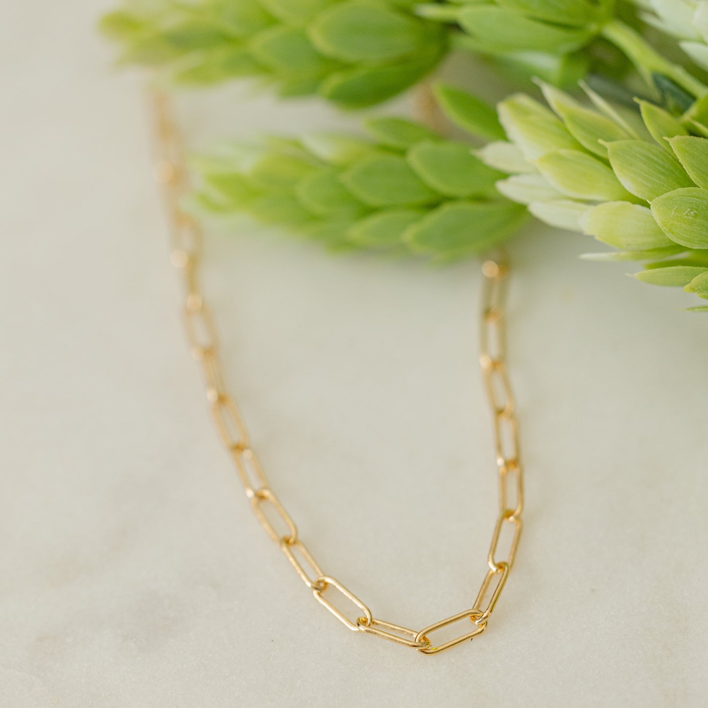 Jane Link Necklace | 14k