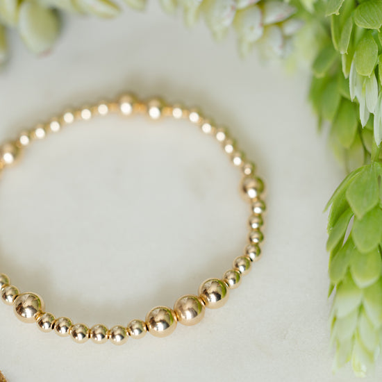 Betty Beaded Bracelet | 14k