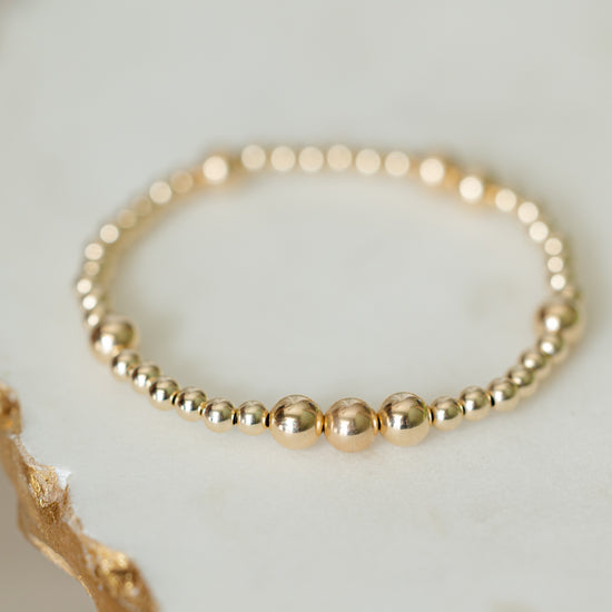 Betty Beaded Bracelet | 14k