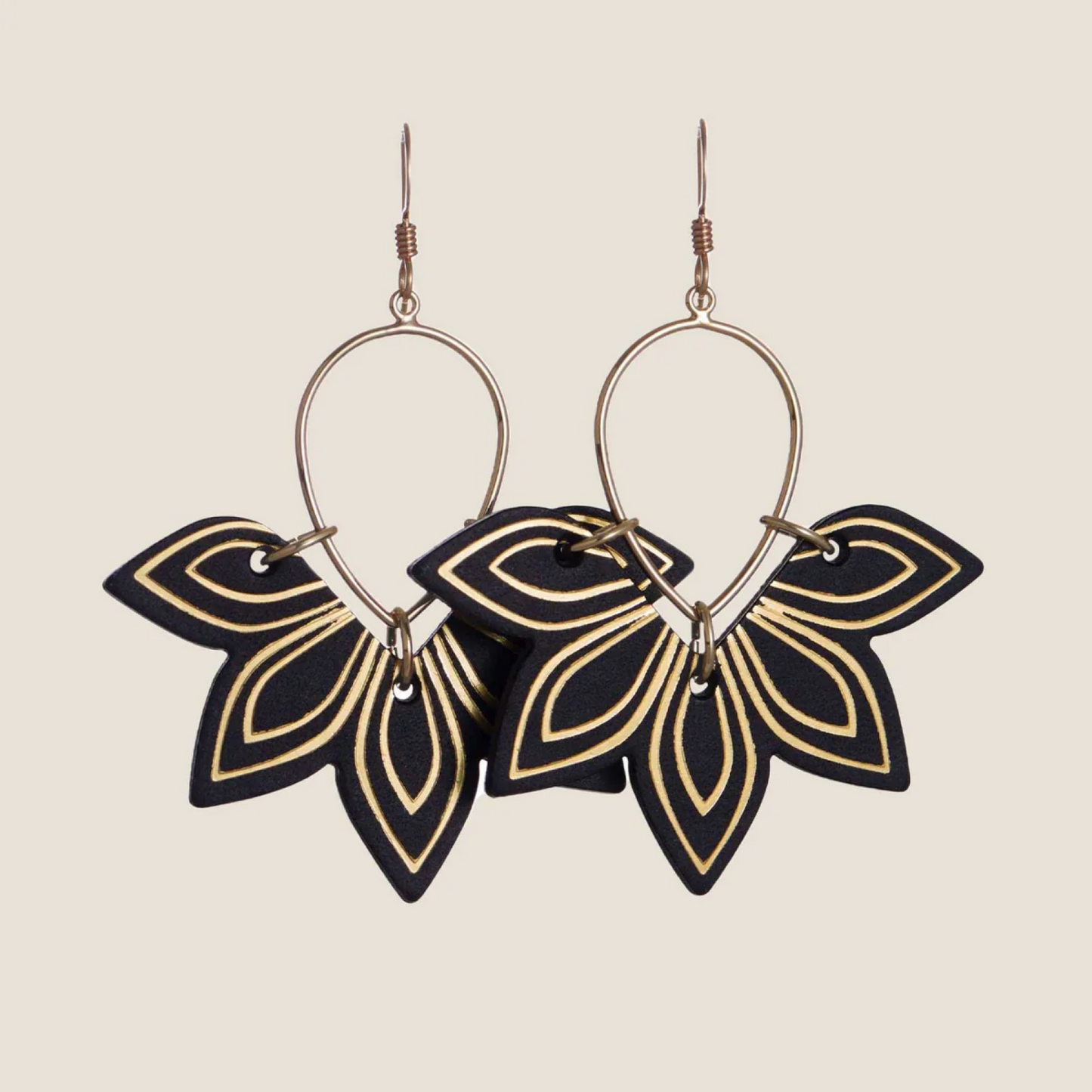Floras Earrings | Black