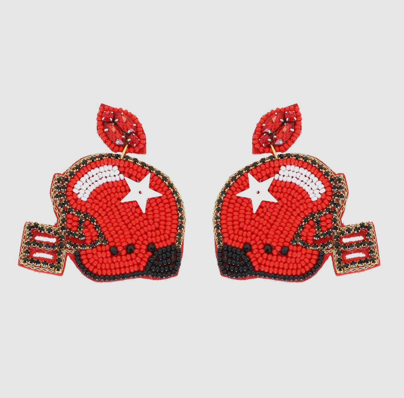 Mandie Helmet Earrings