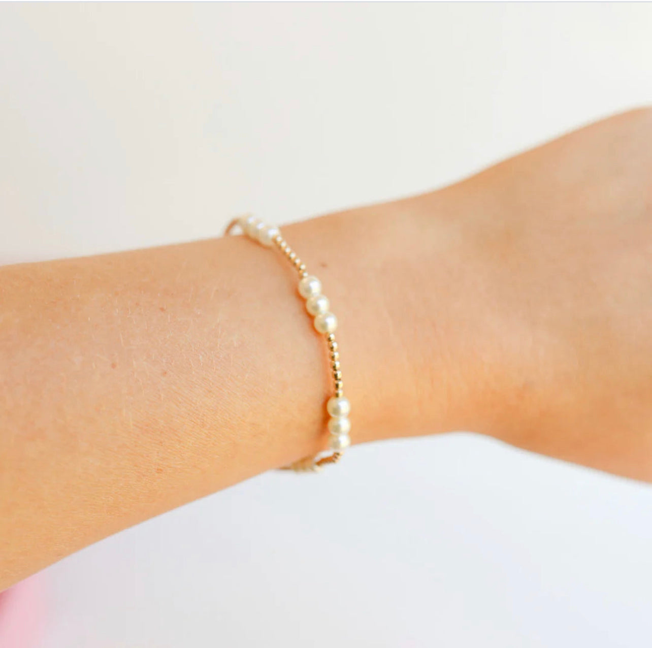 Love Beaded Bracelet | 14k Gold