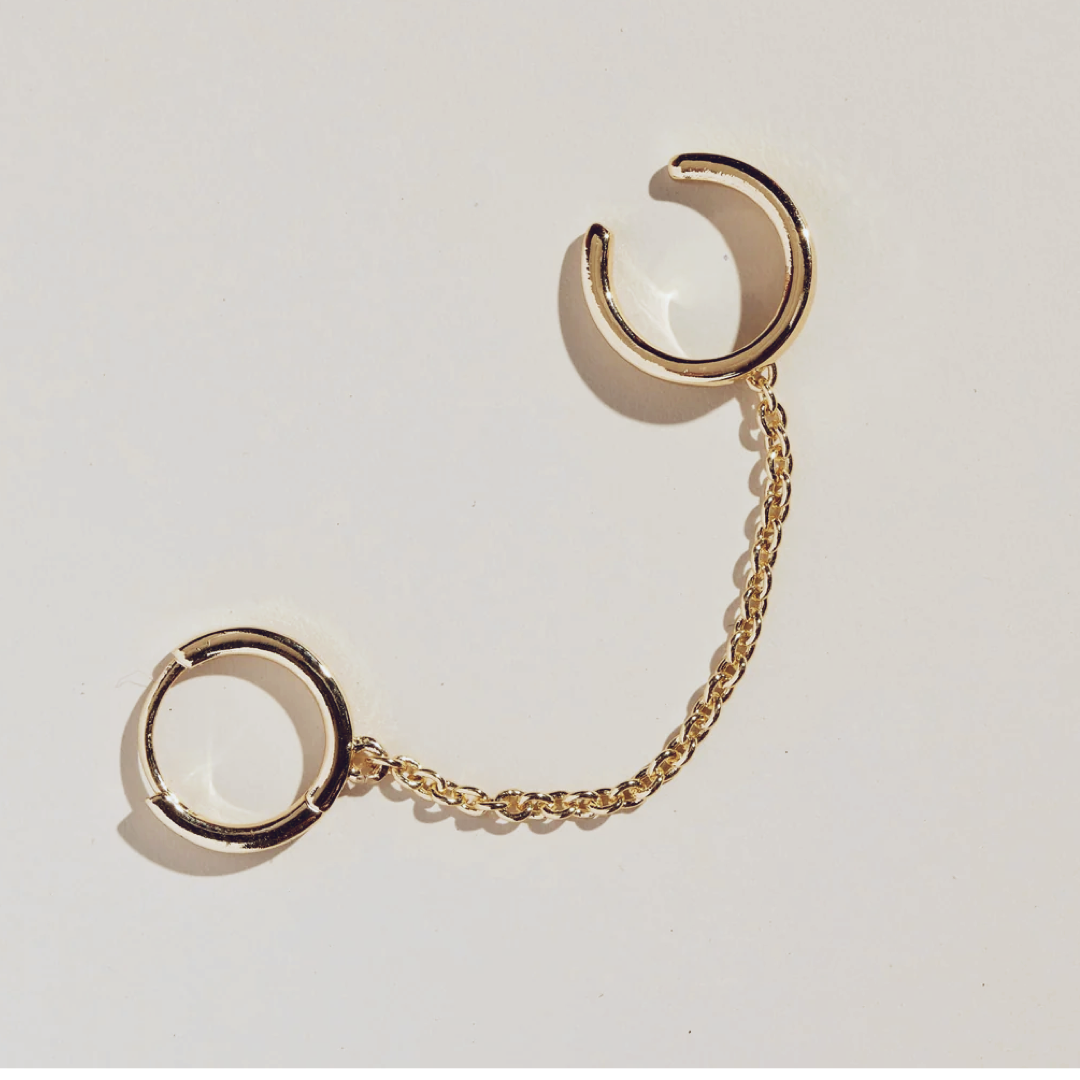 Marti Chain Earring | 14k Gold