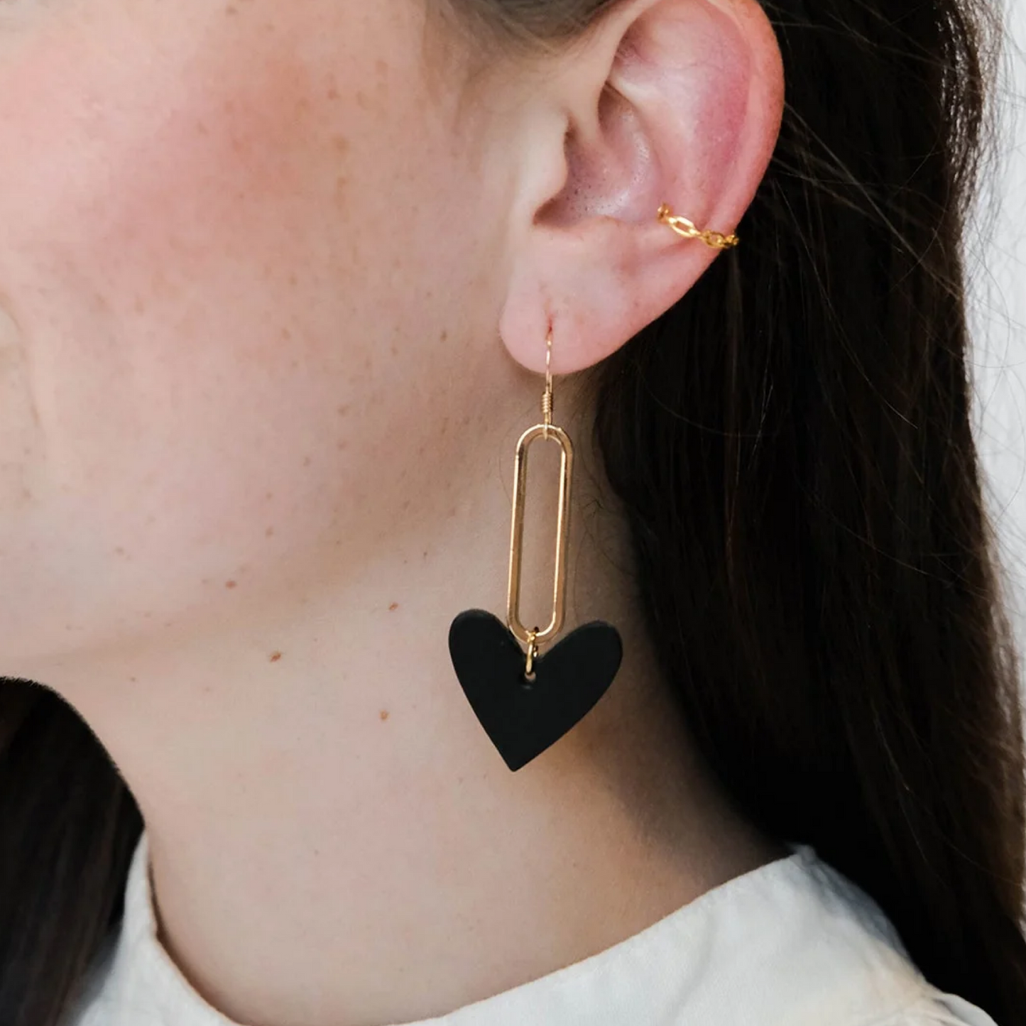 Milas Earrings | Black