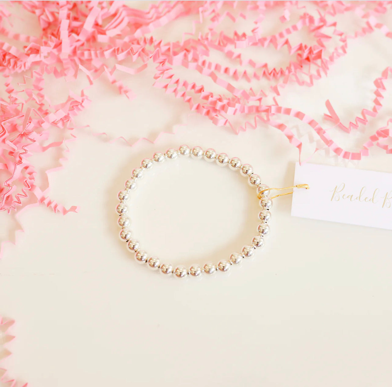 Ruth Beaded Bracelet | Sterling Silver