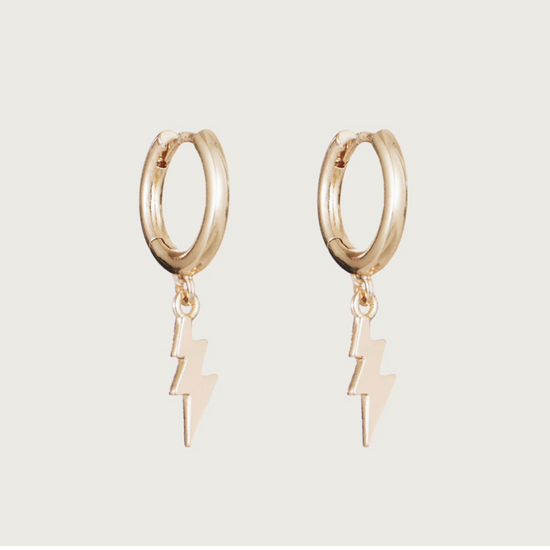 Storm Huggie Earrings | 14k gold