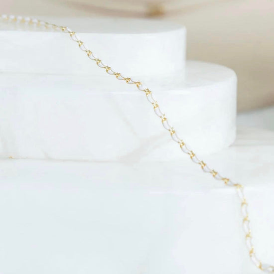 Tiffany 14k Enamel Necklace | Multiple Colors