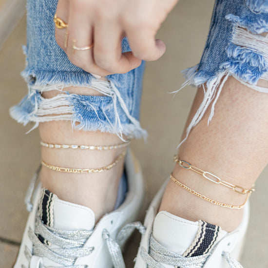 Chanel Anklet  18k – Cara Reese Designs